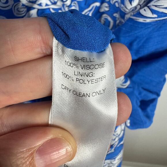 VINEYARD Vines Dress Women 0 Floral Scarf Print Strapless Maxi Dress Boho Formal - Picture 6 of 9